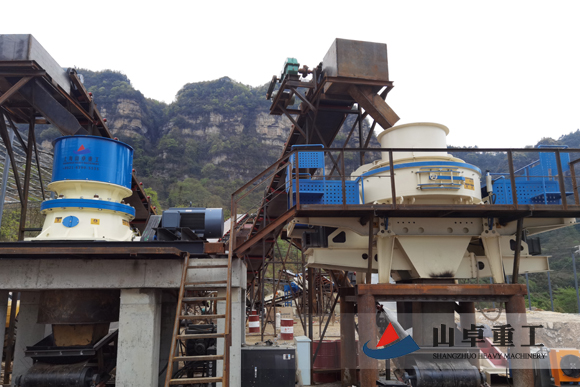 圓錐破碎機+製砂機